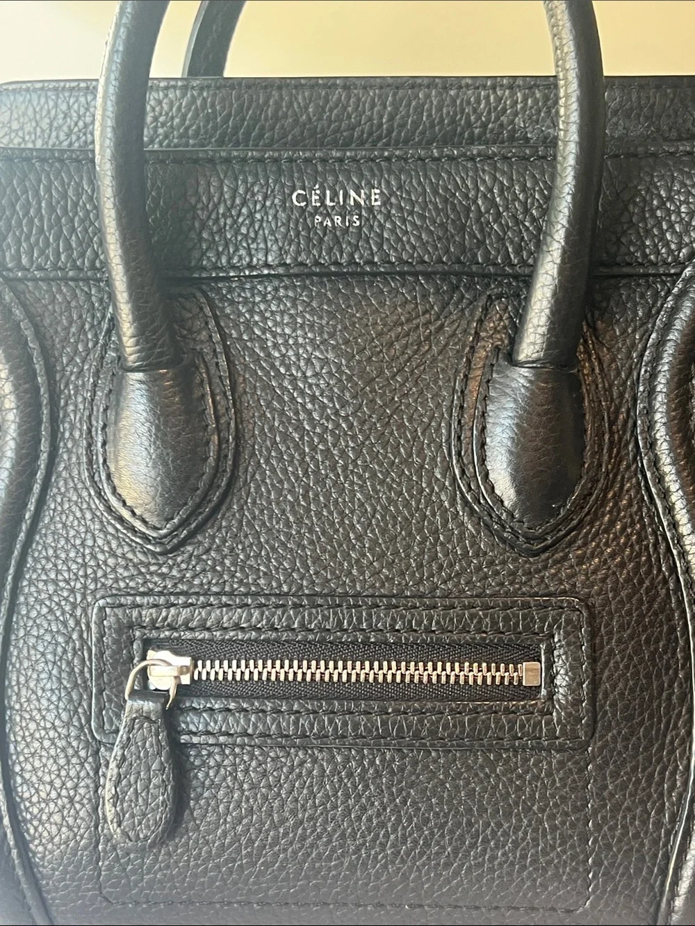 Celine structured pebbled